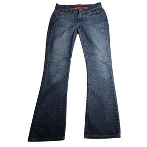 Y2K Levis 515 Nouveau Boot Cut Stretch Jeans Medium Wash Blue Denim Womens 31x31